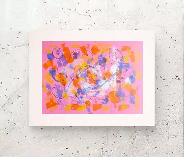 Anna Skowronek - Kompozycja abstrakcyjna - grafika