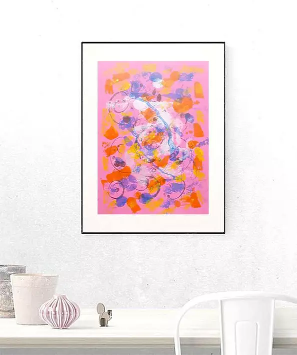 Anna Skowronek - Kompozycja abstrakcyjna - grafika