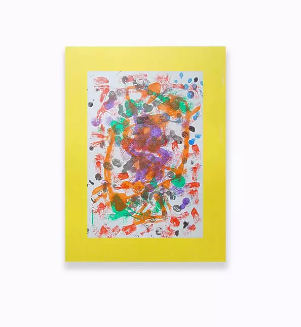 Anna Skowronek - Kompozycja abstrakcyjna - grafika