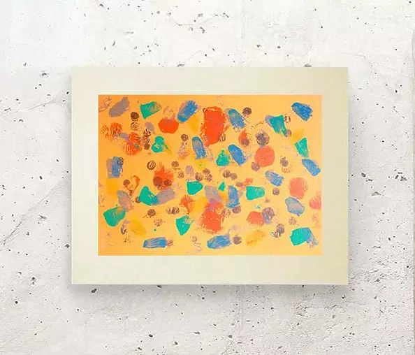 Anna Skowronek - Kompozycja abstrakcyjna - grafika