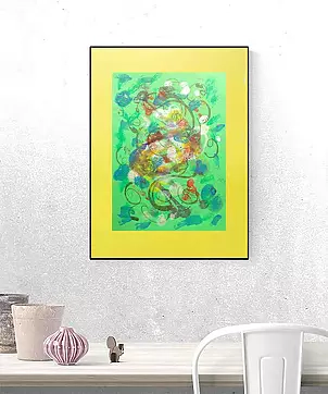 Anna Skowronek - Kompozycja abstrakcyjna - grafika