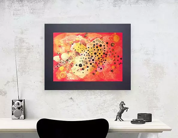 Anna Skowronek - Kompozycja abstrakcyjna - grafika