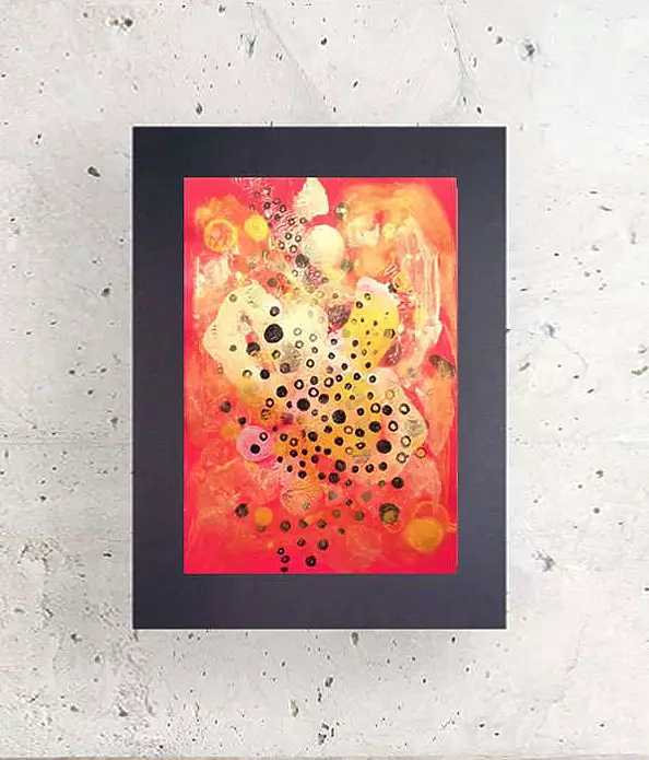 Anna Skowronek - Kompozycja abstrakcyjna - grafika