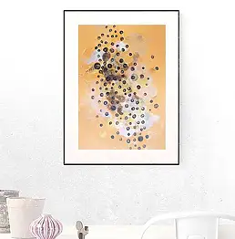 Anna Skowronek - Kompozycja abstrakcyjna - grafika