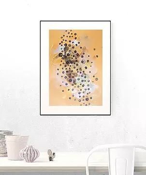 Anna Skowronek - Kompozycja abstrakcyjna - grafika