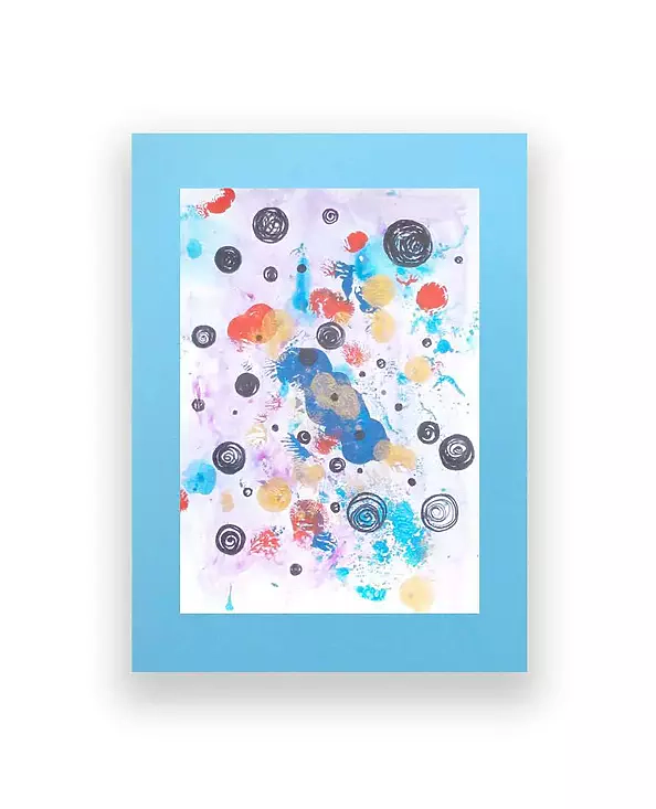 Anna Skowronek - Kompozycja abstrakcyjna - grafika