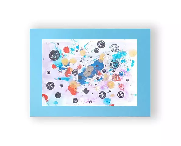 Anna Skowronek - Kompozycja abstrakcyjna - grafika