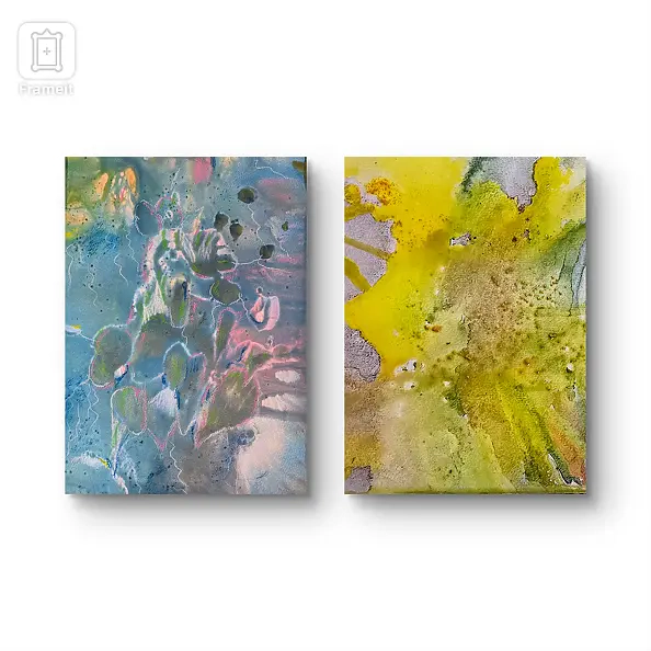 Ewa Mościszko - Watercolor composition Spring