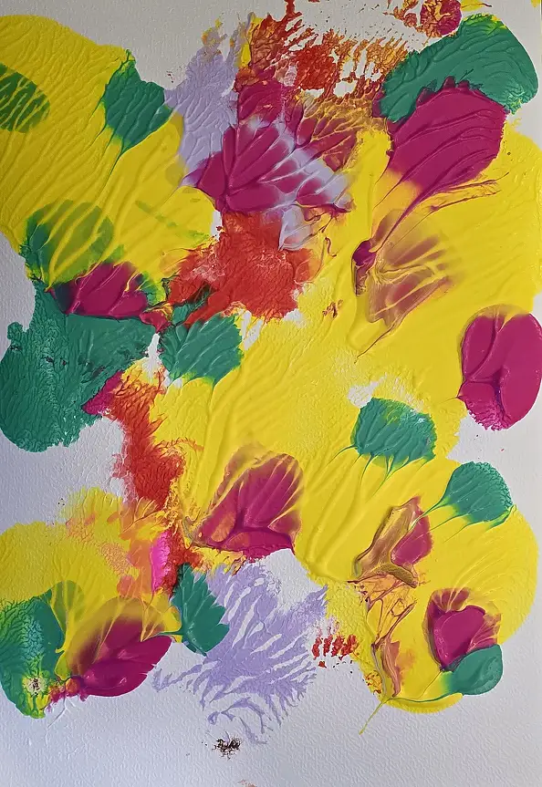 Ewa Mościszko, Watercolor composition, Watercolors - paper, 20 x 30