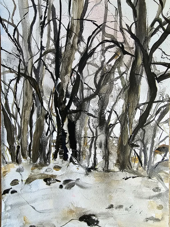 Ewa Mościszko - Watercolor composition