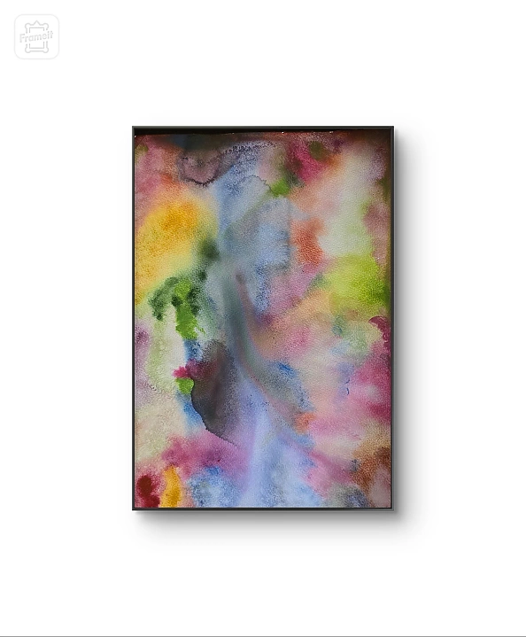 Ewa Mościszko - Watercolor composition entitled Aurora