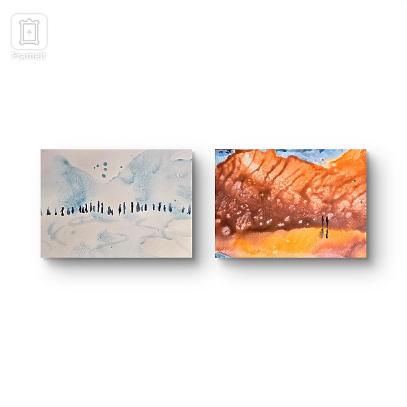 Ewa Mościszko - Kompozycja akwareli pt.Utah