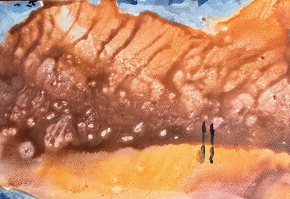 Ewa Mościszko - Kompozycja akwareli pt.Utah