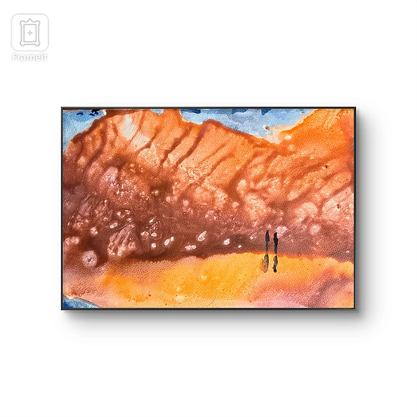 Ewa Mościszko - Kompozycja akwareli pt.Utah