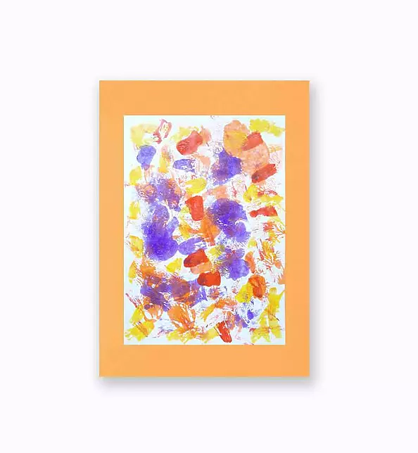 Anna Skowronek - Kompozycja barwna- abstrakcja grafika