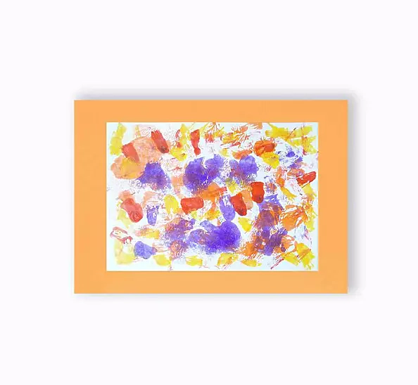 Anna Skowronek - Kompozycja barwna- abstrakcja grafika