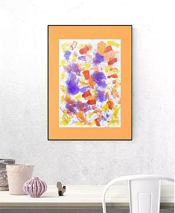 Anna Skowronek - Kompozycja barwna- abstrakcja grafika