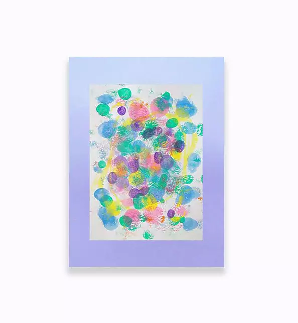 Anna Skowronek - Kompozycja barwna- abstrakcja grafika