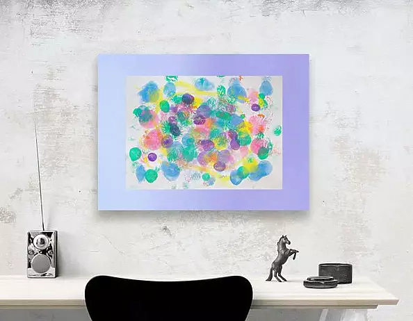 Anna Skowronek - Kompozycja barwna- abstrakcja grafika