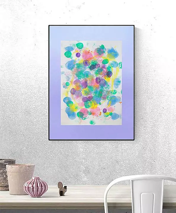 Anna Skowronek - Kompozycja barwna- abstrakcja grafika