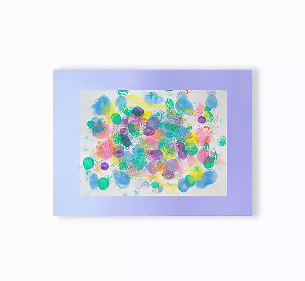 Anna Skowronek - Kompozycja barwna- abstrakcja grafika