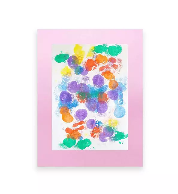 Anna Skowronek - Kompozycja barwna - abstrakcja grafika