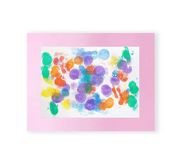 Anna Skowronek - Kompozycja barwna - abstrakcja grafika