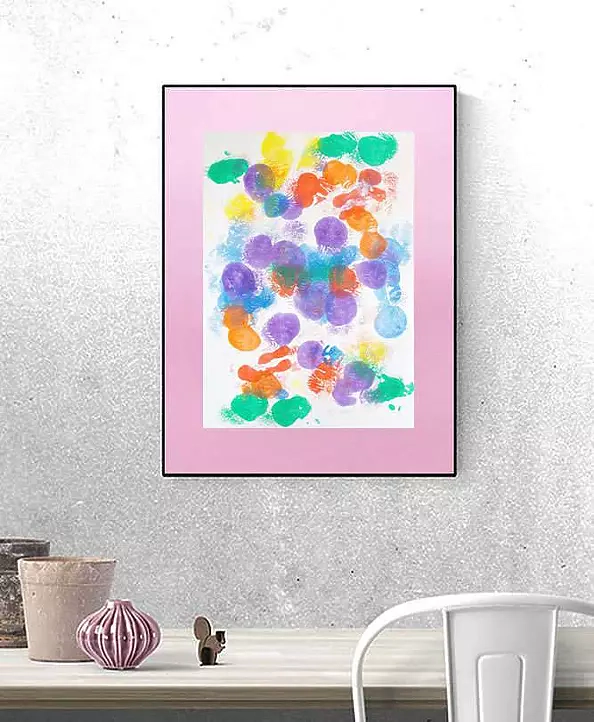 Anna Skowronek - Kompozycja barwna - abstrakcja grafika