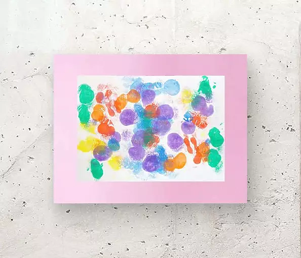 Anna Skowronek - Kompozycja barwna - abstrakcja grafika