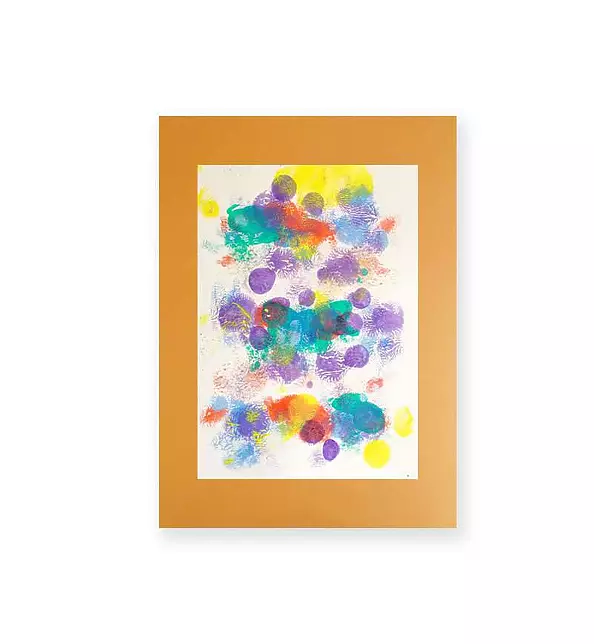 Anna Skowronek - Kompozycja barwna- abstrakcja grafika