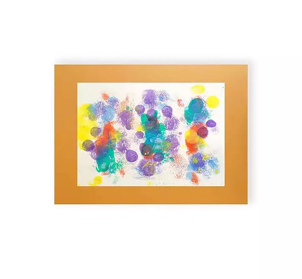 Anna Skowronek - Kompozycja barwna- abstrakcja grafika