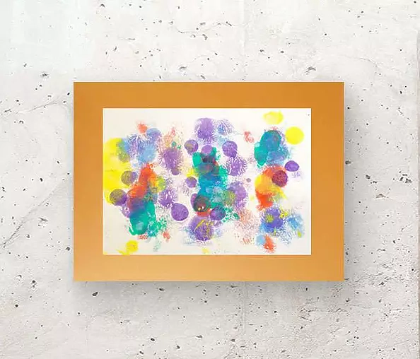 Anna Skowronek - Kompozycja barwna- abstrakcja grafika