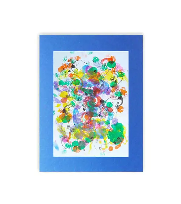 Anna Skowronek - Kompozycja barwna- abstrakcja grafika