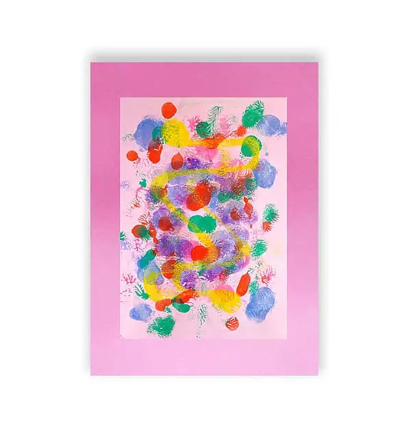 Anna Skowronek - Kompozycja barwna- abstrakcja grafika