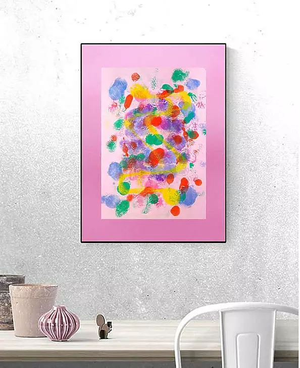 Anna Skowronek - Kompozycja barwna- abstrakcja grafika