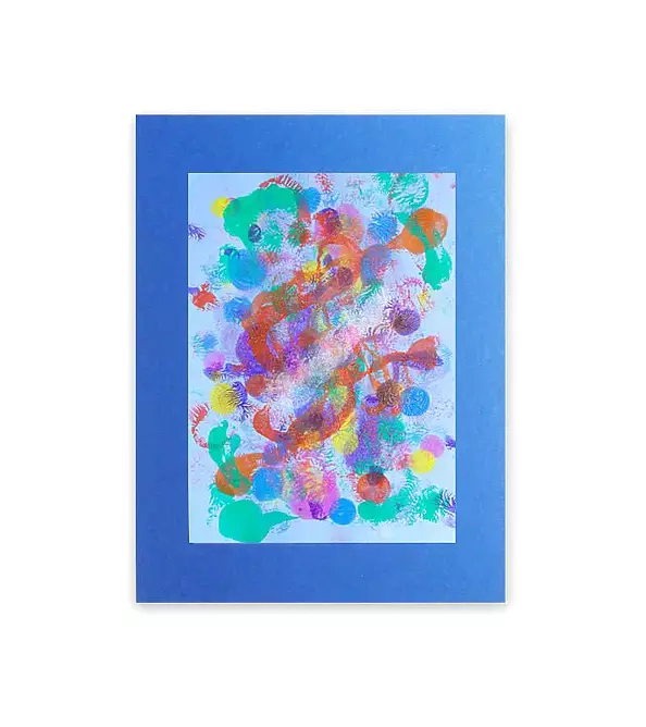 Anna Skowronek - Kompozycja barwna- abstrakcja grafika