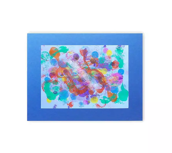 Anna Skowronek - Kompozycja barwna- abstrakcja grafika