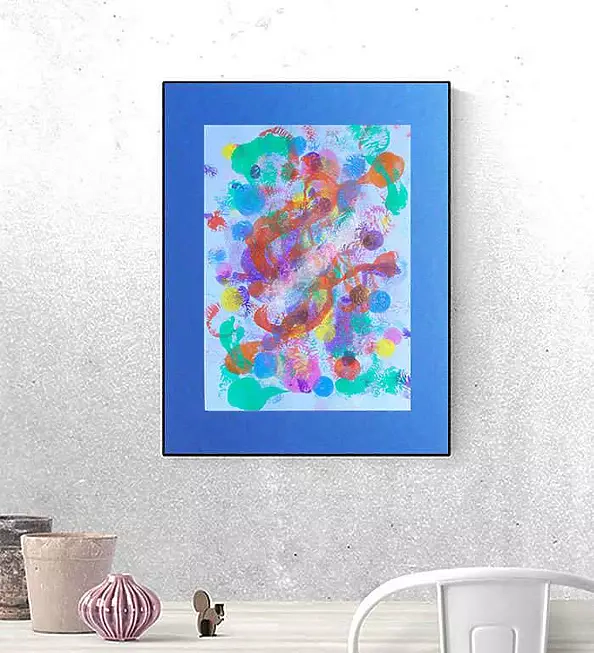 Anna Skowronek - Kompozycja barwna- abstrakcja grafika