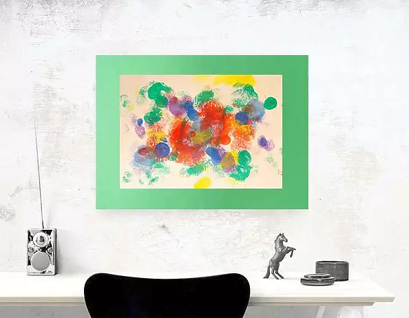 Anna Skowronek - Kompozycja barwna - grafika