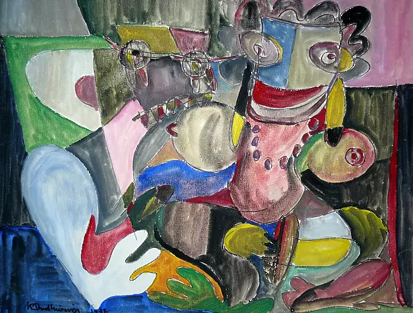 Krystyn Dudkiewicz - Kompozycja figuralna 2 