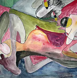 Krystyn Dudkiewicz - Composizione Figural 3