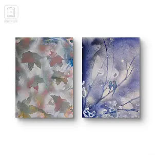 Ewa Mościszko - Autumn composition, 50x40x1cm