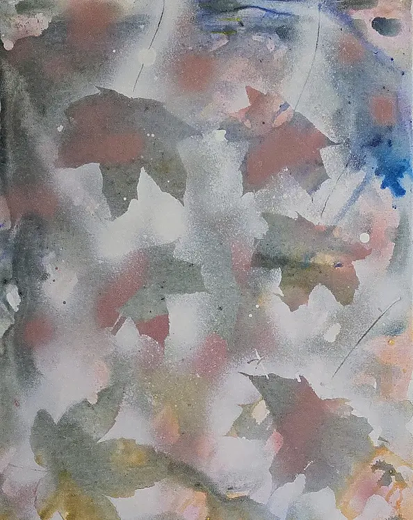 Ewa Mościszko - Kompozycja jesienna,  50x40x1cm 