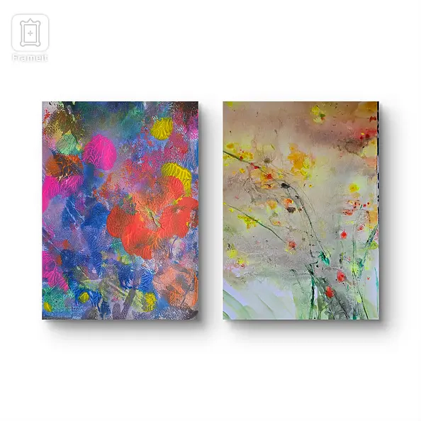 Ewa Mościszko - Kompozycja jesienna akwarela 