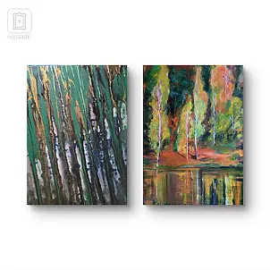 Ewa Mościszko - Autumn composition on canvas