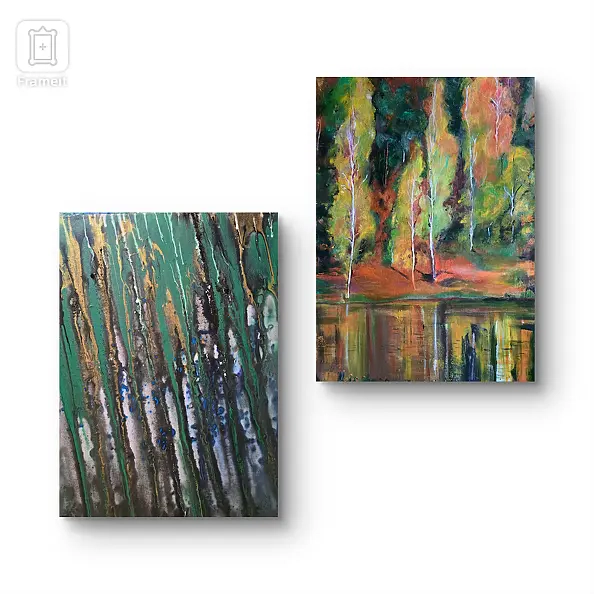 Ewa Mościszko - Autumn composition on canvas