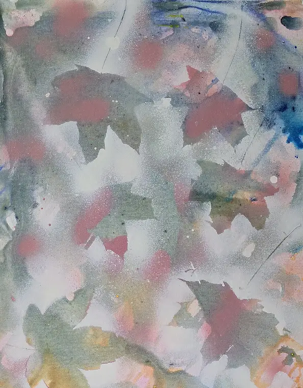 Ewa Mościszko, Kompozycja jesienne zauroczenie na płótnie , Obraz akrylowy - płótno, 40 x 50