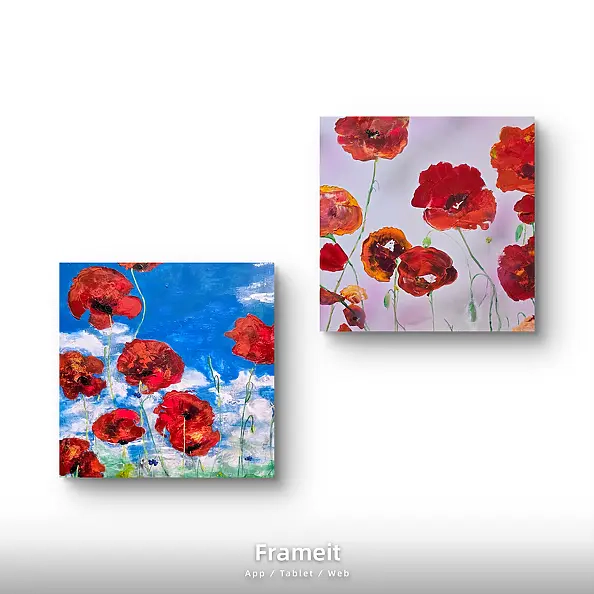 Ewa Mościszko - Field poppies composition