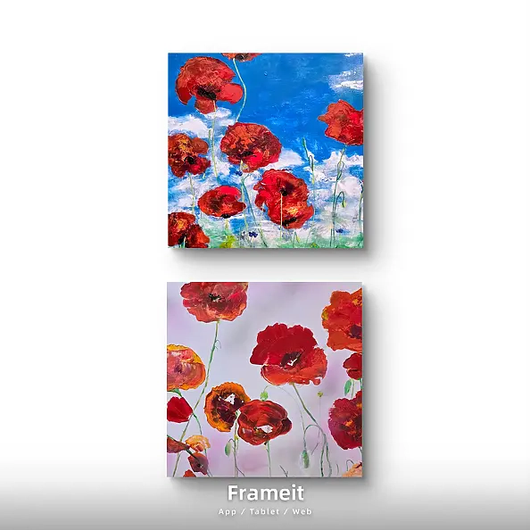 Ewa Mościszko - Field poppies composition