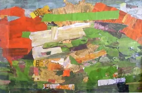 Danuta Krajewska - Orange composition